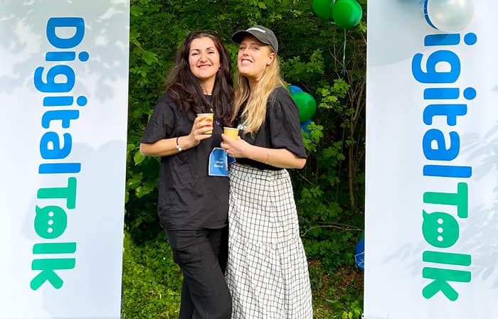Pegah och Bettan, DT team